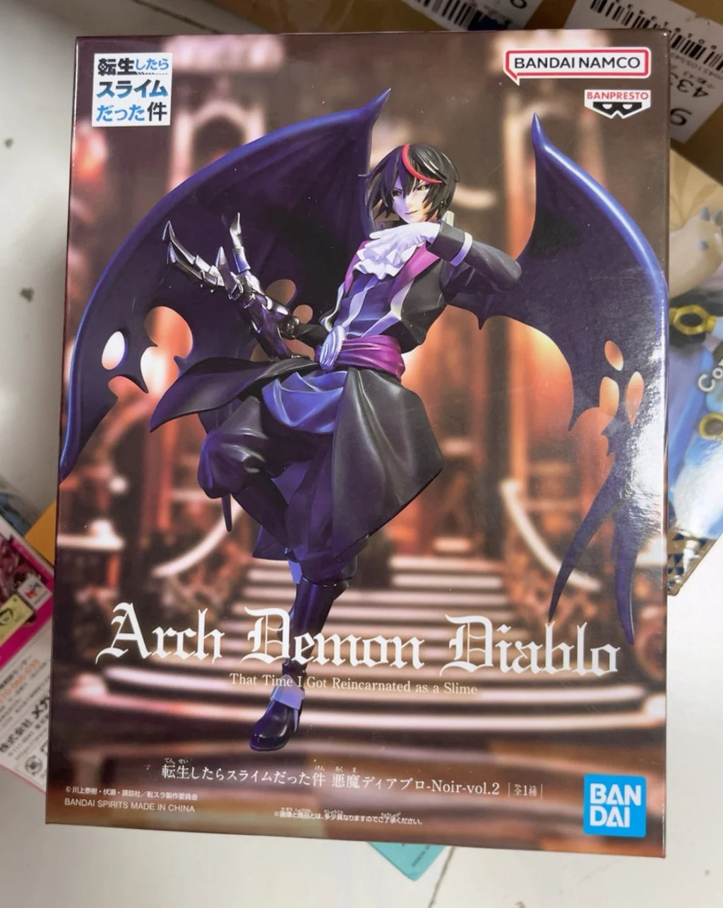 Original In Stock BANPRESTO Anime That Time I Got Reincarnated as a Slime Arch Demon Diablo Figure Model Genuine Boxed Toy
