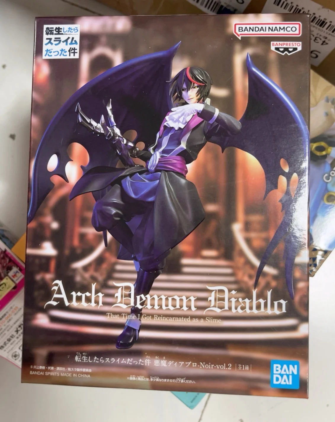 Original In Stock BANPRESTO Anime That Time I Got Reincarnated as a Slime Arch Demon Diablo Figure Model Genuine Boxed Toy