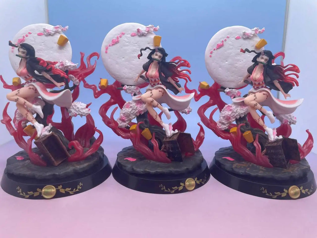 Demon Slayer Figuren Kamado Nezuko Actionfigur GK Puppen 15cm Blood Demo Art Anime Figur Kawai Sammeln PVC Modell Spielzeug Geschenk