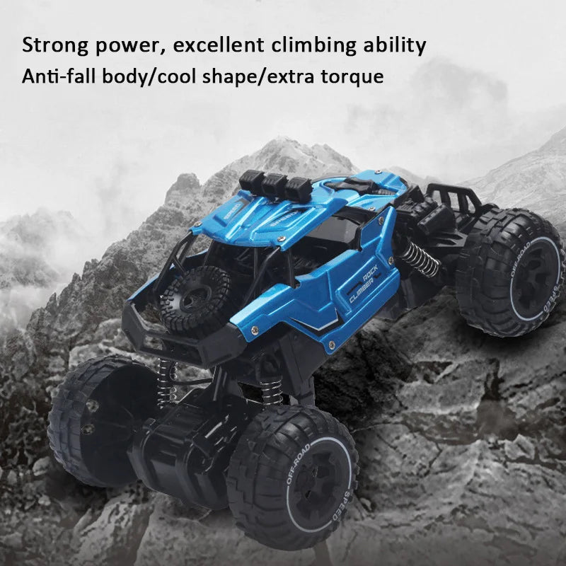 2025 New 2.4G Alloy Electric RC Car High Speed Off Road Racing Vehicle Truck Rechargeable Kids Toy Perfect for Boy  Outdoor Play