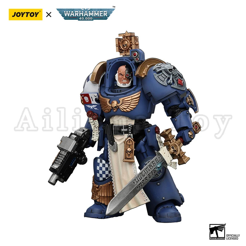 JOYTOY 1/18 Action Figure 40K Ultramarines Captain In Terminator Armour Anime Collection Military Model