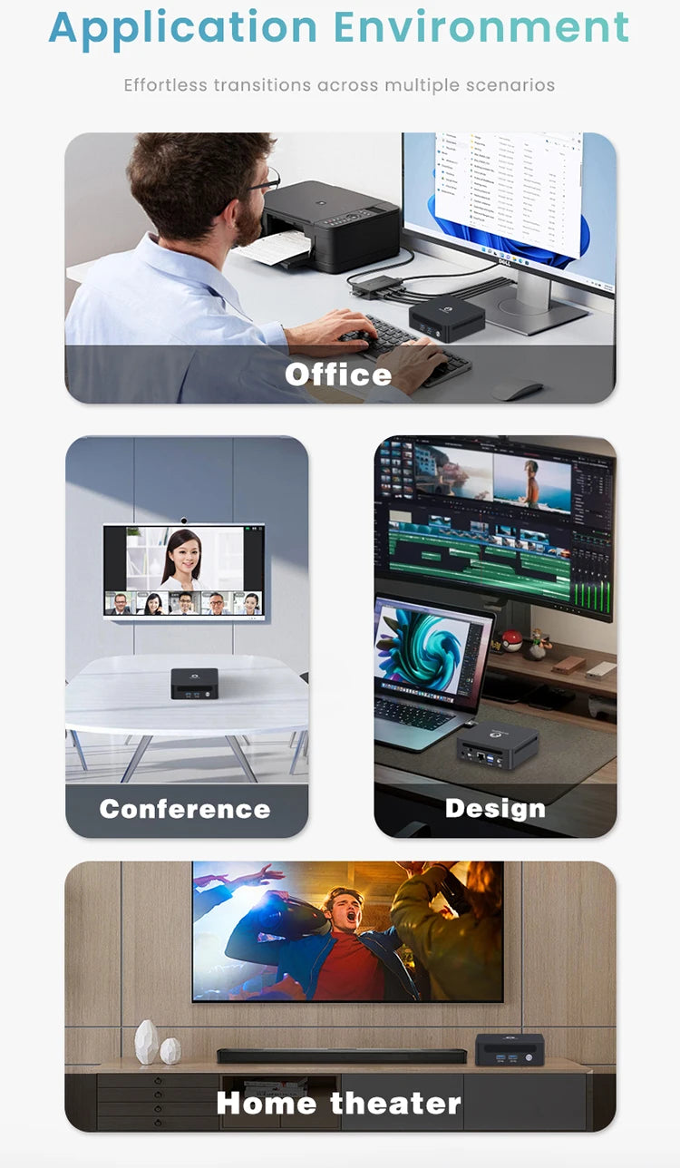 GenMachine AMD Ryzen 7 5875U Windows 11 Ryzen MINI PC DDR4 WIFI6 RTL8852, BT5.2 diy gaming computer gaming pc Ordenador mini pc