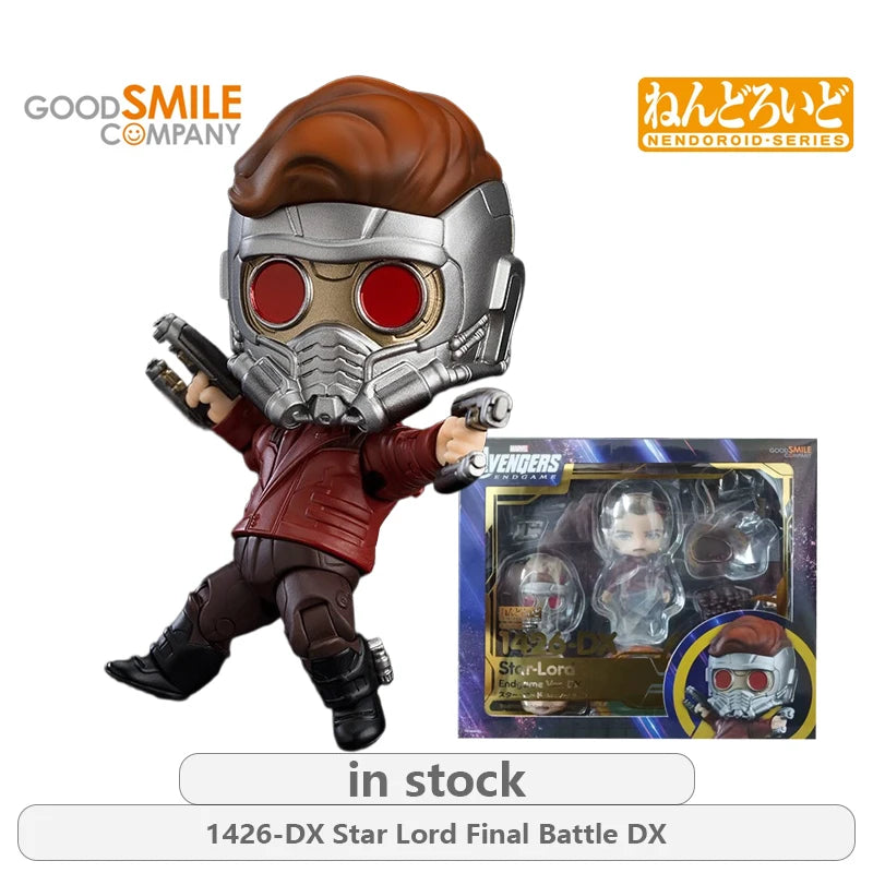 GSC Original NENDOROID Avengers: Endgame Series 1497-DX Iron Spider Man DX\988 Iron Man Mark50 Anime Action Figure Model Toys
