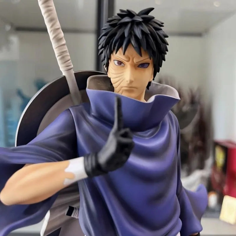 Bandai Banpresto NARUTO 21 Centimeters High Scene Model GK Anime Figure Ornaments  Double Headed Interchangeable Trendy Play Toy