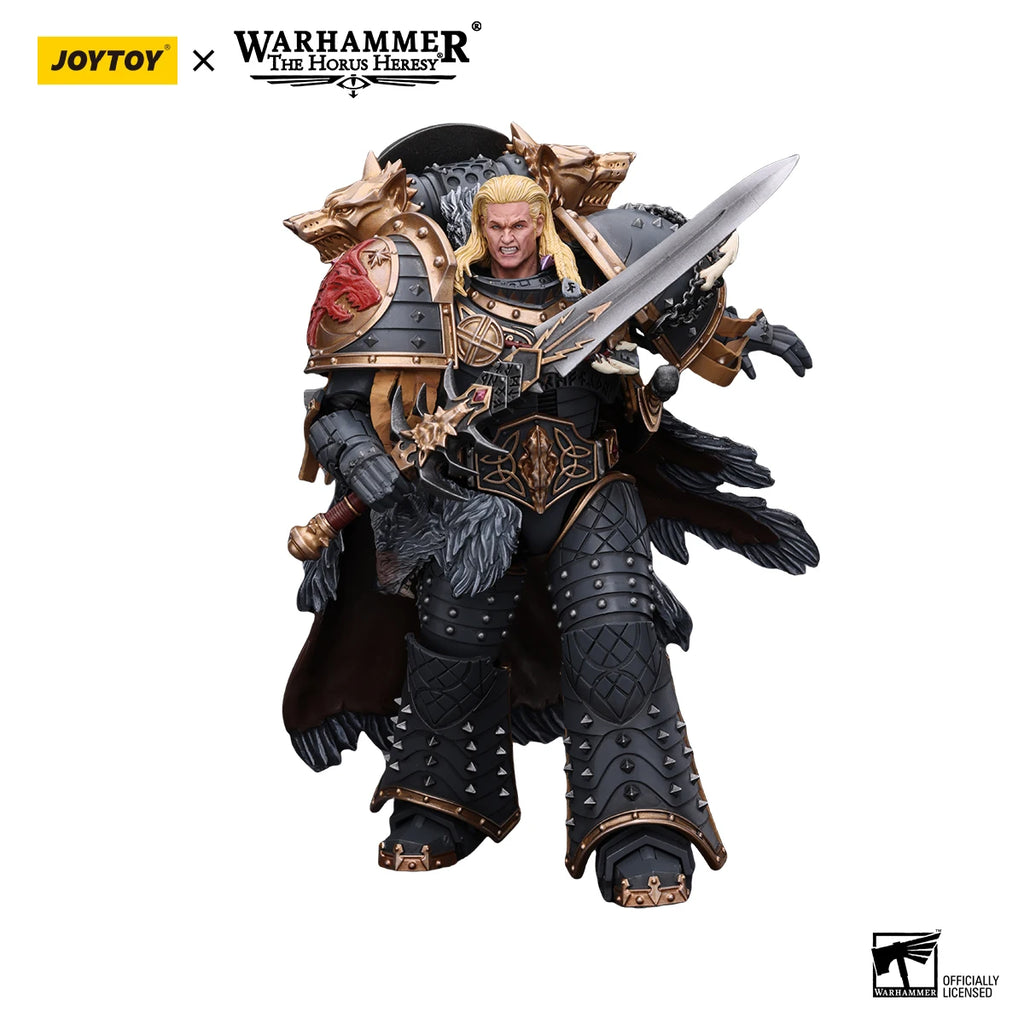 JOYTOY Warhammer 40K 1/18 Action Figure Space Wolves Leman Russ Primarch of the VIth Legion Anime figures Toys Model