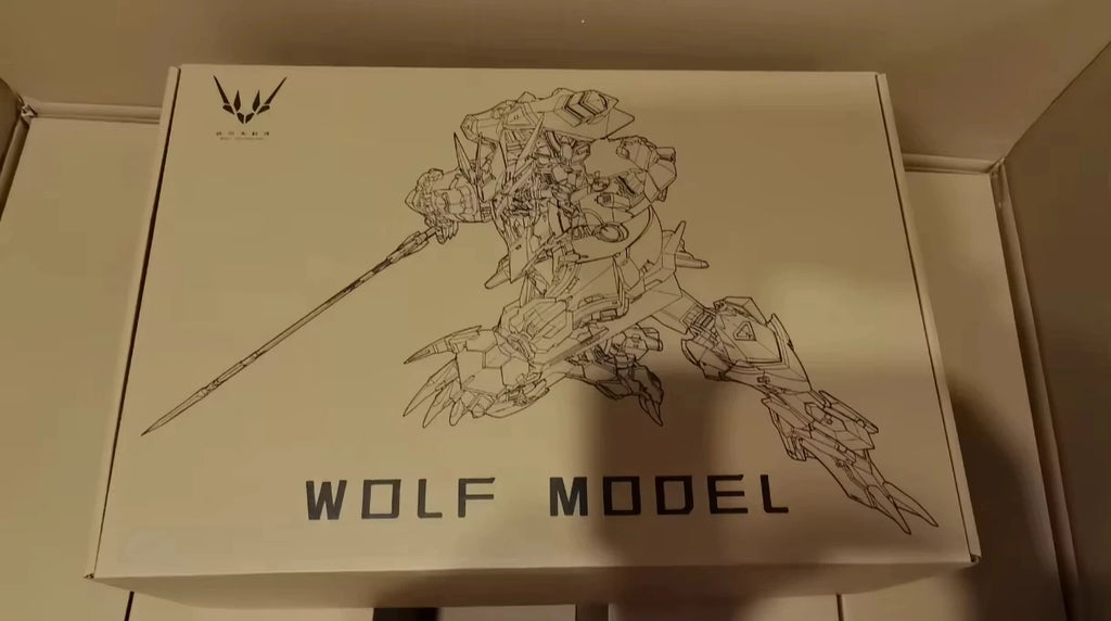 Wolf Model Barbatos Assembly Model Kit 1/100 Wolf Technology Alloy Skeleton Action Figure Doll Statue Collection Model Toys Gift