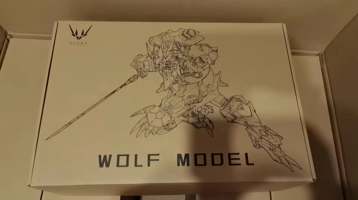 Wolf Model Barbatos Assembly Model Kit 1/100 Wolf Technology Alloy Skeleton Action Figure Doll Statue Collection Model Toys Gift