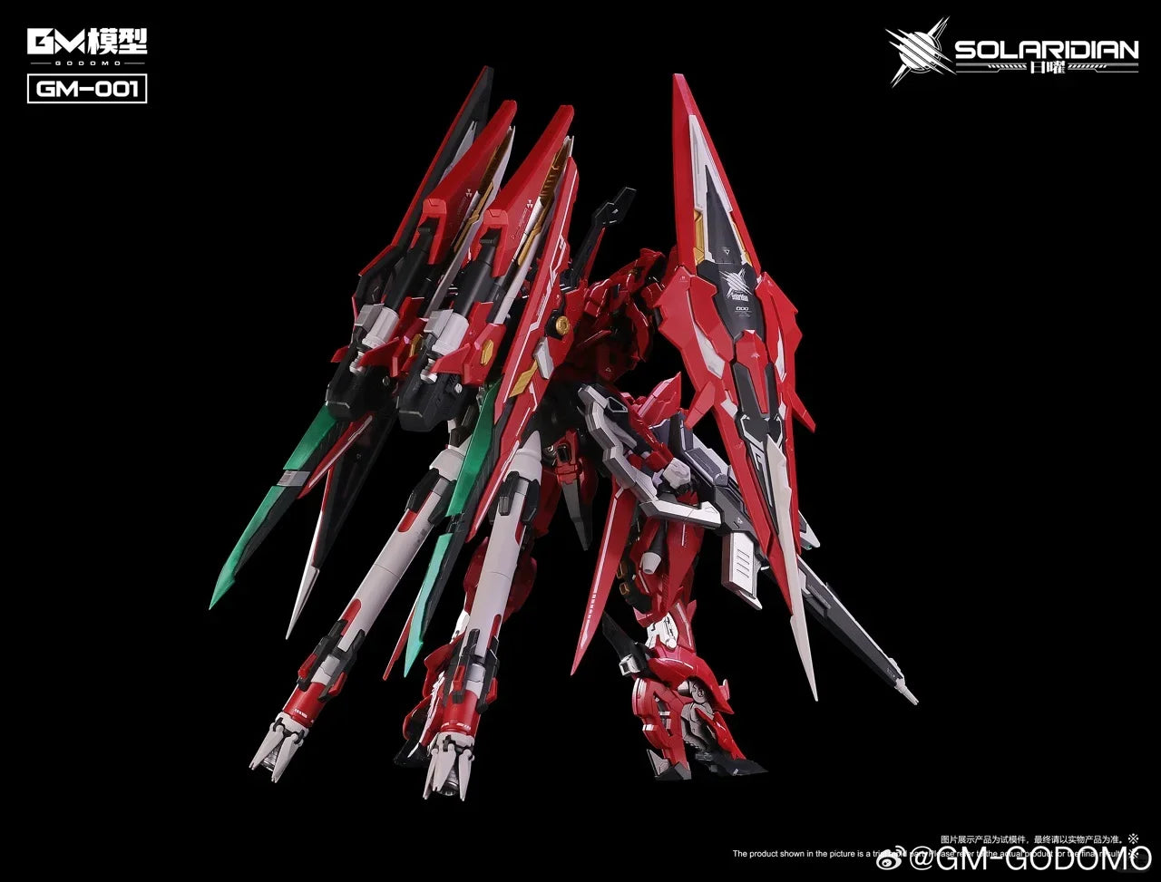 GM Model SOLARIDIAN 1/72 Assembly Model Kit Toy GODOMO GM-001 Alloy Skeleton Robot Action Figure Plastic Model Kits Collection