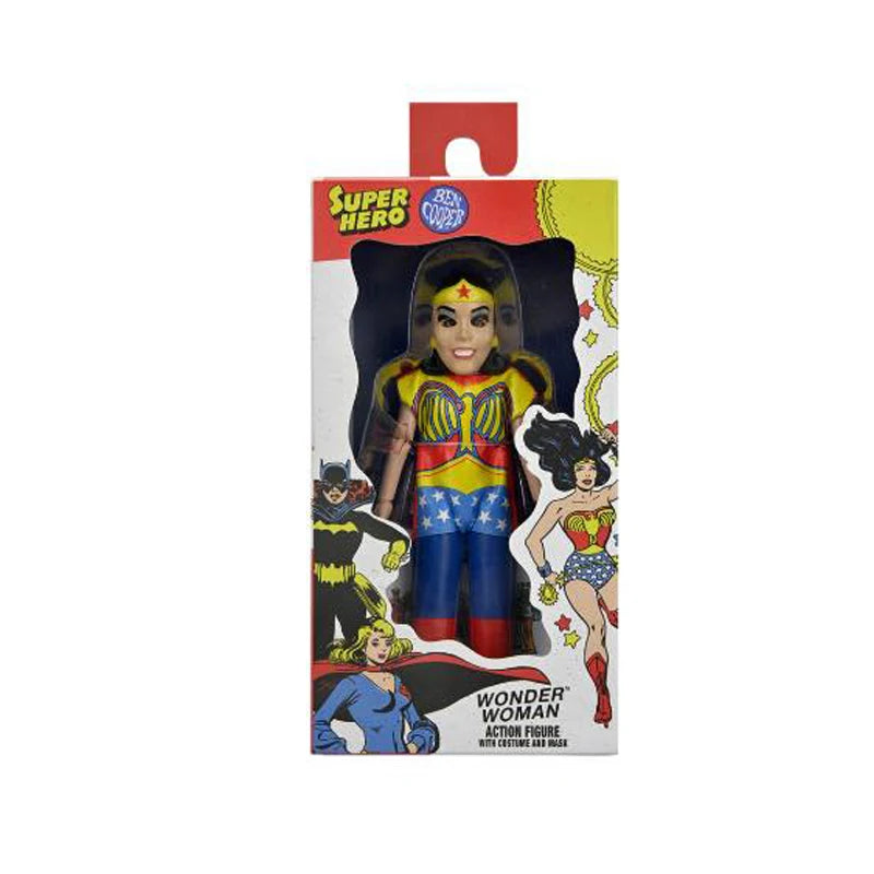 NECA Ben Cooper Costume Kids Collection Clown 6 inches Action Figure Batman/Joker/Wonder Woman/Superman DC Model Doll Gift