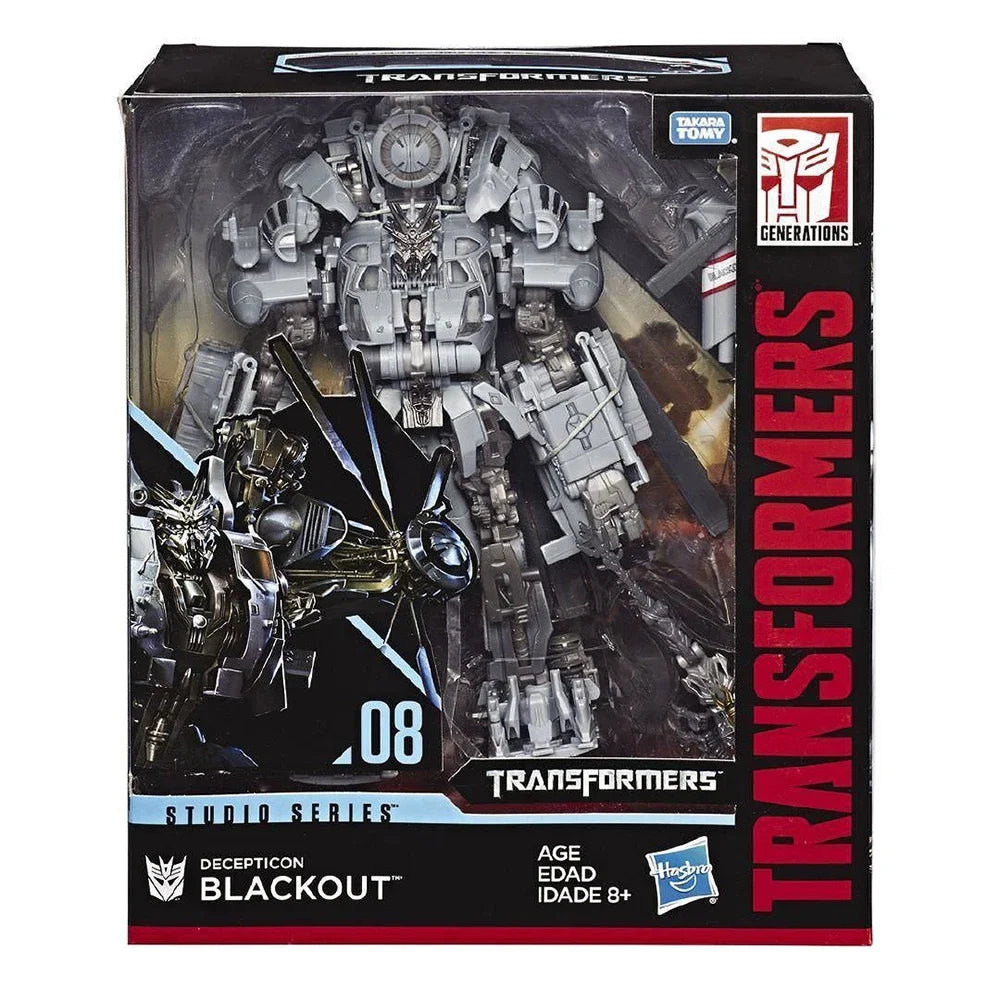 [In-Stock] Hasbro Transformers SS-08 Blackout & SS-73 Grindor 21.5cm Leader Class Collectible Action Movie Figure Model Toys