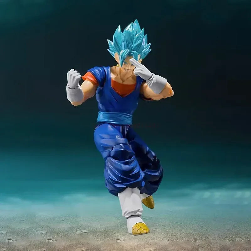 Dragon Ball Super Vegetto SHFiguarts Vegito Blaue Actionfigur SHF Super Saiyan God PVC Anime Modellbausatz Kindergeschenk Spielzeug