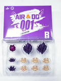 NEW Air&OQ Studio Dragon Ball Shf Super Saiyan Figure SSJ Majin Vegeta Head Accessories Vegeta Action Figures Heads Accessories