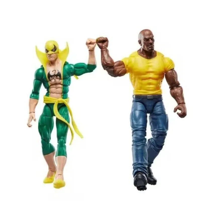 Original Hasbro Marvel Legends Series 85th Anniversary Iron Fist and Luke Cage Anime Figure Model Toys Collection