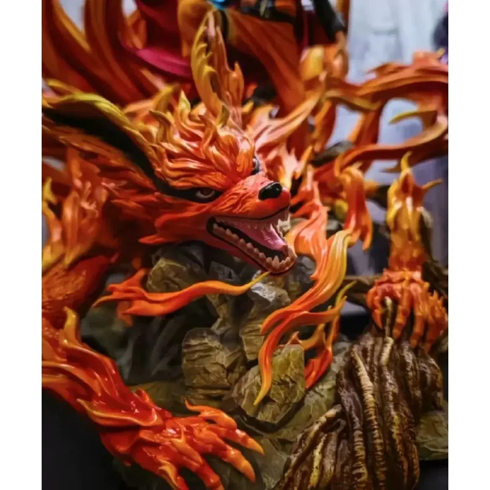 43cm Gk Bandai Naruto Uzumaki Kurama Mode Anime Action Figure PVC Model Toy Statue Collection for Home Decor Fans Birthday Gift