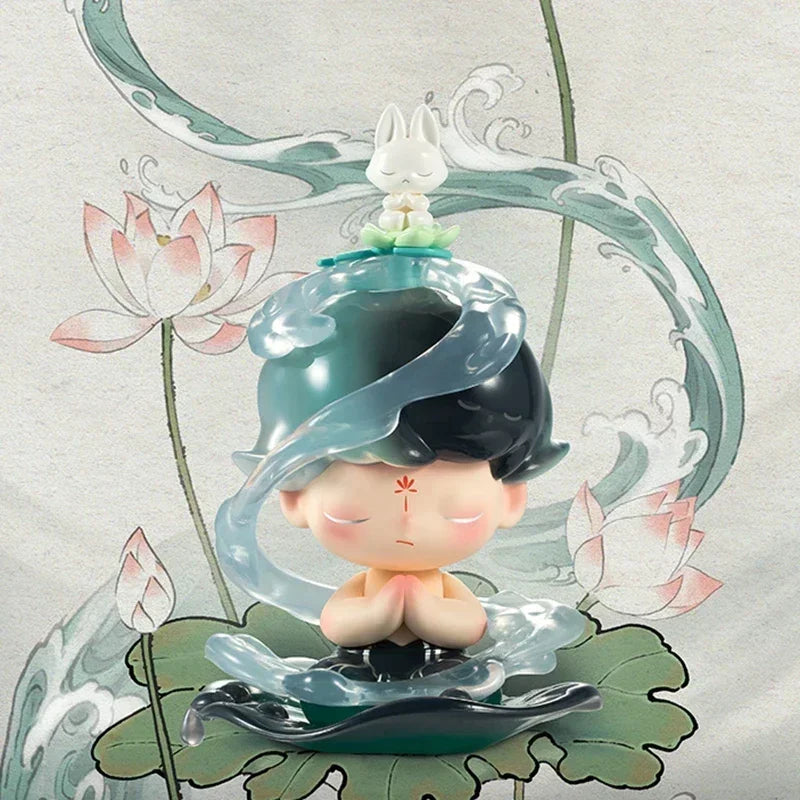 POP MART Matchless Pop Mart 14Th Anniversary Series Blind Box Toys Kawaii Anime Action Figure Surprise Mystery Box Dolls Girls