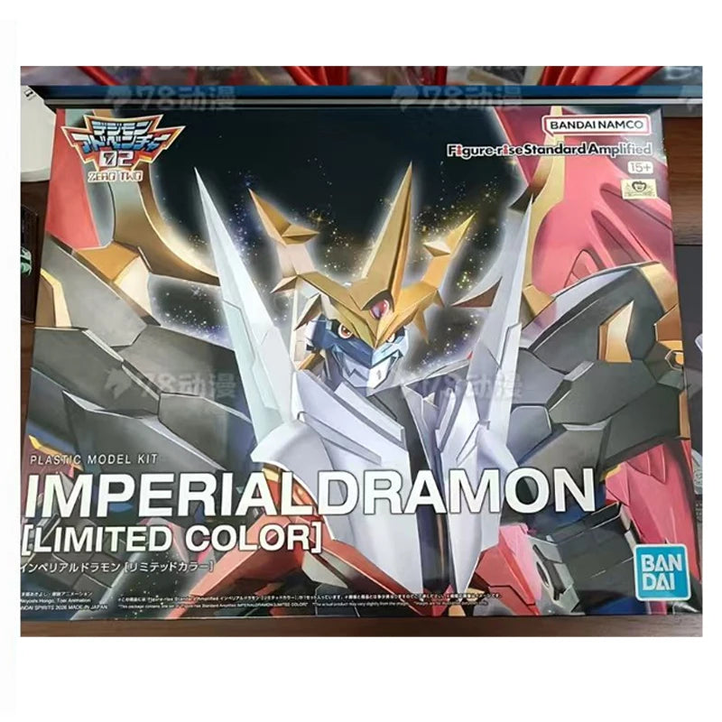 Original Genuine Bandai Anime Digimon Adventure FRS IMPERIALDRAMON [LIMITED COLOR] Assembly Model Toys Action Figure Gifts Kids