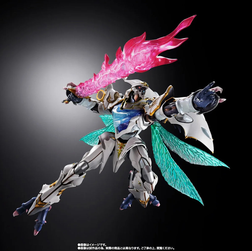 In Stock Genuine BANDAI METAL BUILD Dragon Scale Sirbine White Hallows Figure Anime Aura Battler Dunbine Action Model Toy