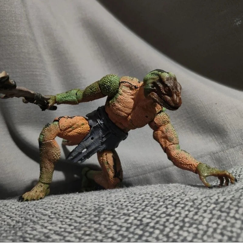 2024 New Sale 1/12  Pvc Savage Crucible Lizard Man Anime  Series Action Figures Models Desktop Decoration Gift For Boys