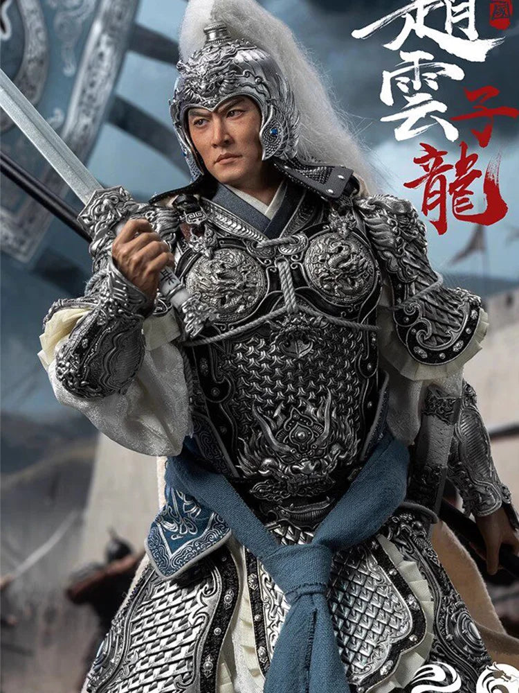 303TOYS x JSTOYS 303005-6-7 1/6 Scale Three Kingdoms Series Characters General Zhao Zilong Male Soldier Full Set 12lnch Action