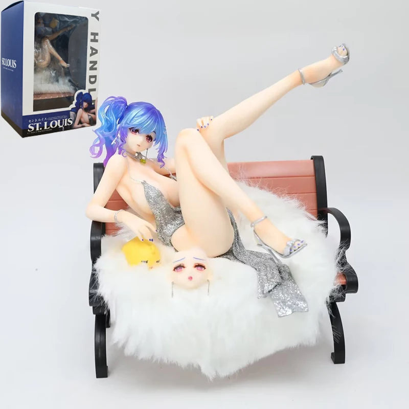 25cm Azur Lane Sirius Sexy Anime Girl Figure Owari/St Louis Action Figure Chen Hai/Formidable/Taiho Figure Adult Model Doll Toys