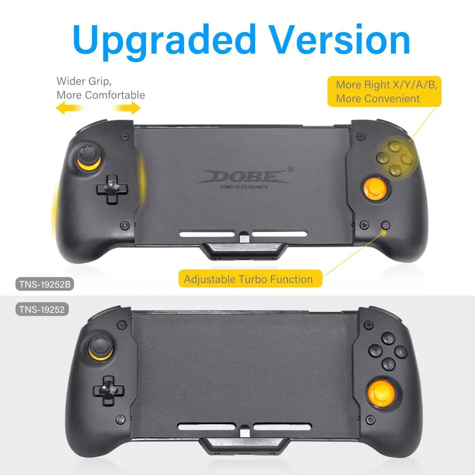For Nintendo Switch Controller Upgraded Gamepad Fast Charge Double Motor Vibration Built-in 6-Axis Gyro Handle Grip Storage Bag