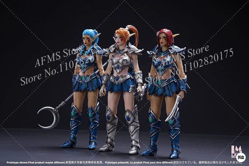 WOW 1/12 Scale Collectible Figure Oak Town Fairy Elf Guard Adventure World Battle Doll 6inch women Action Figure Soldier Model