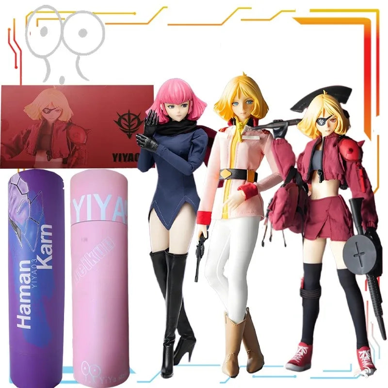 Brand New Spot Goods Yiya Model Play Original 1/6 Movable  Series Haman Karn Anime Action Figure Model Toys Model Gifts for Boys