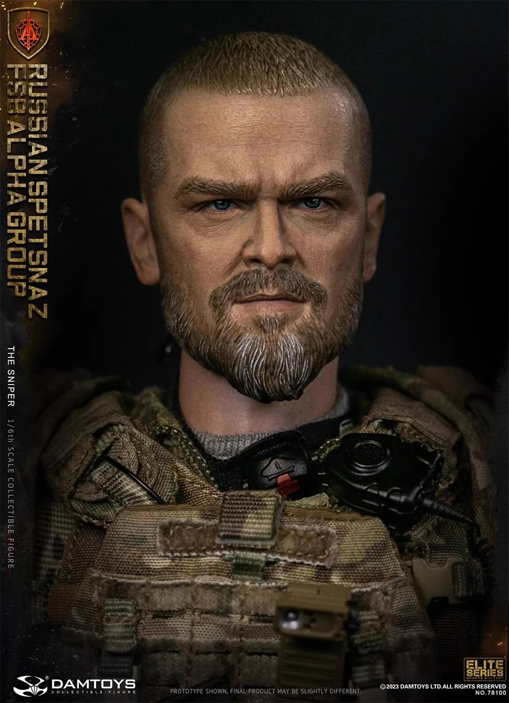 DAMTOYS DAM 78100 The Russian Figure Soldier Doll Sniper Operation Unit Toys Model Gift For Fans Collect 1/6