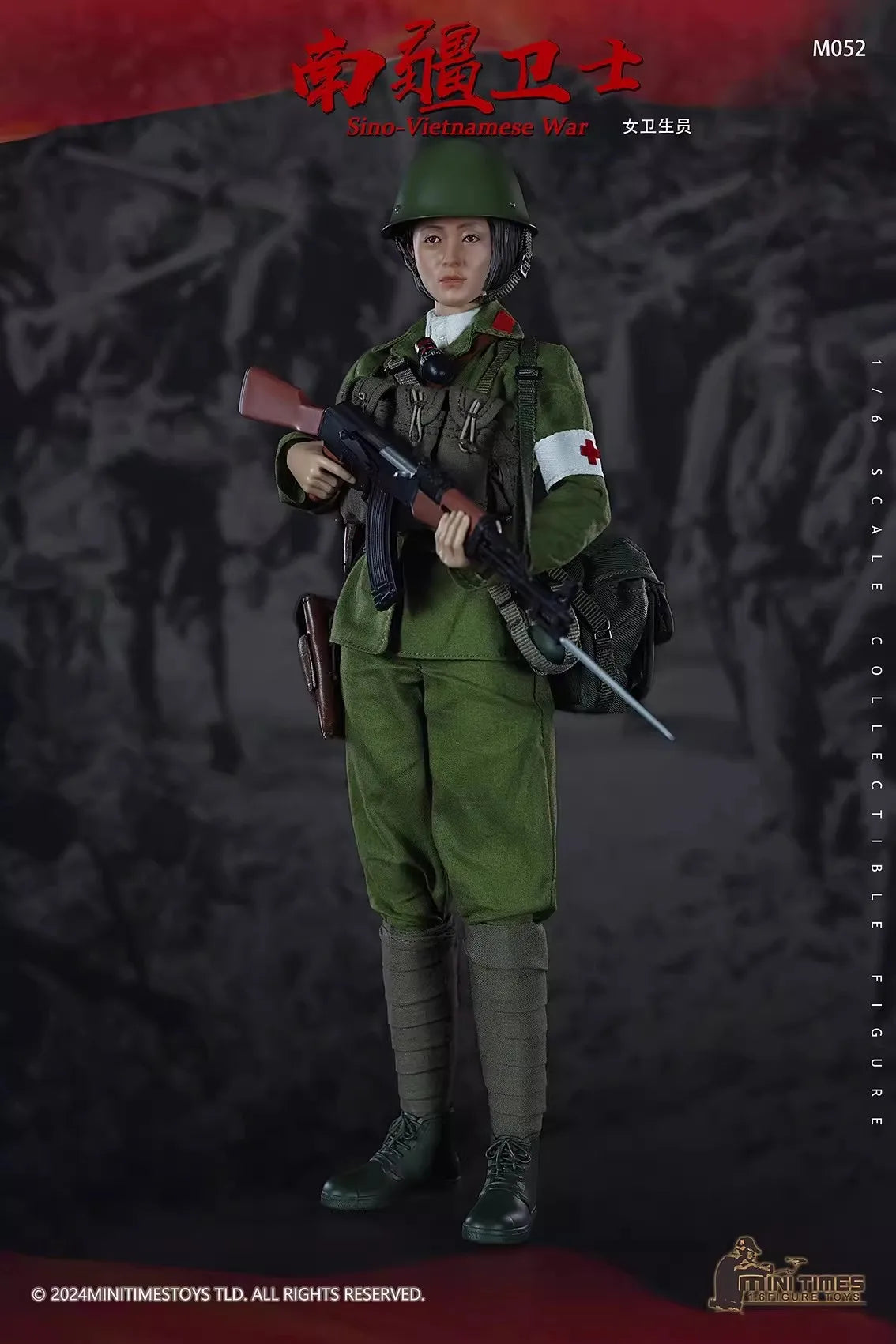 In Stock Mini Times Toys M052 1/6 Scale Collectible Counterattack Female Soldier Full Set 12 inch Action FIgure Doll Toys
