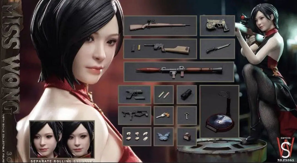 In-stock SETOYS 1/6 Resident Evil Ada Wong FS062 FS065 Posable Female Soldier Figurine Model Collectible Gift