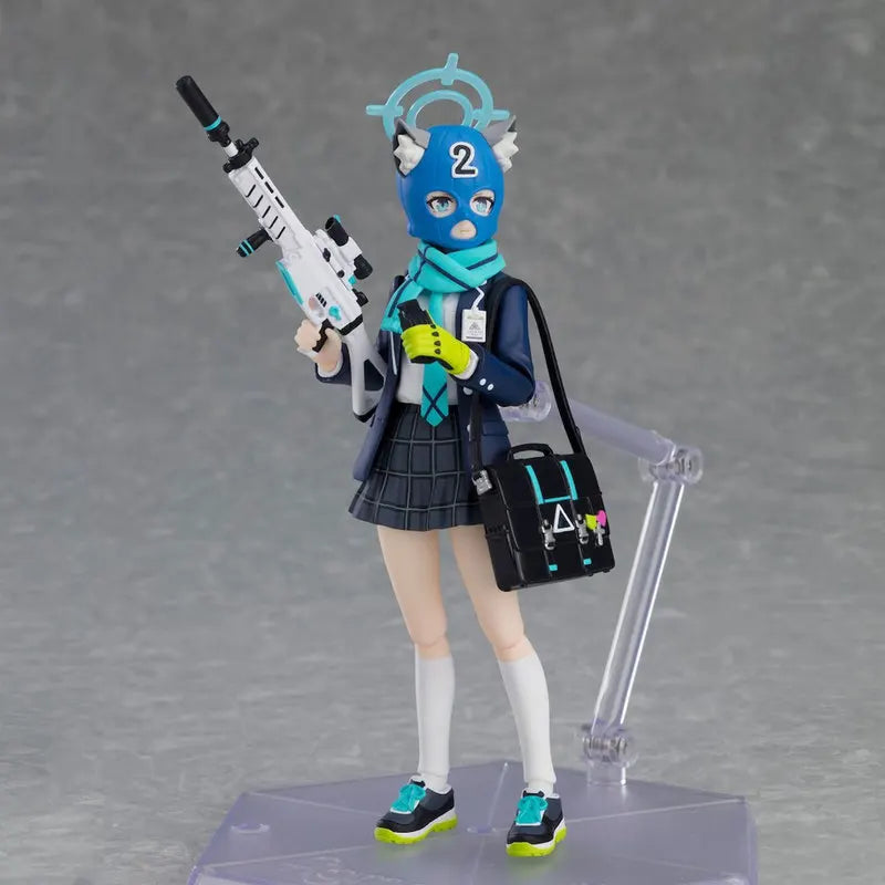 Blue Archive Figma 567 SunaōkamiShiroko KO Articulated Action Figures Kawaii Girl Trendy Toys Desktop Ornament Boy Surprise Gift