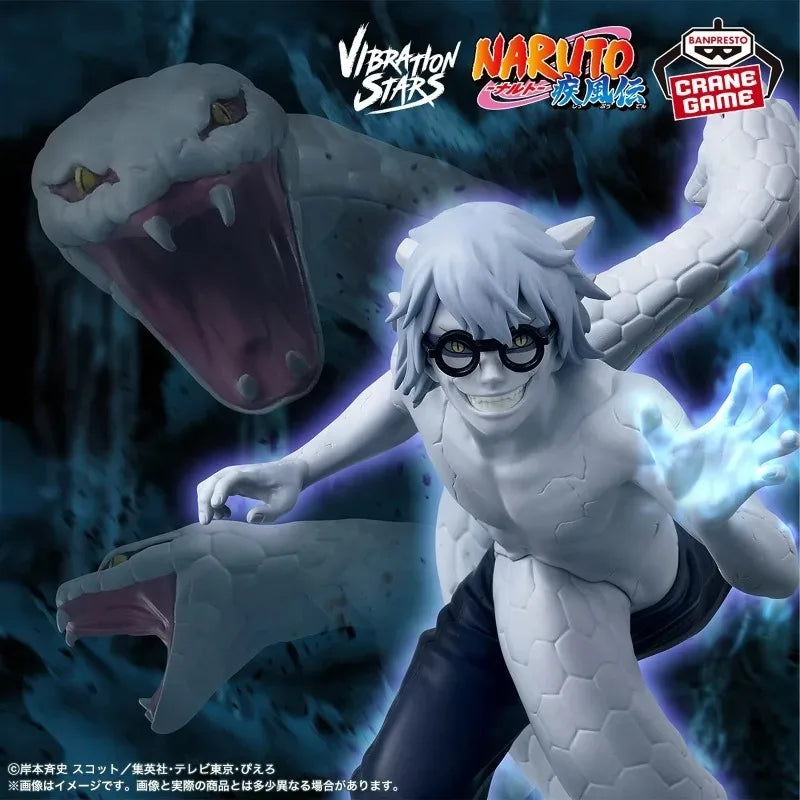 Bandai In Stock Banpresto Vibration Stars Original Anime Naruto Uchiha Itachi Yakushi Kabuto PVC Action Figure Model Toy Gift DT