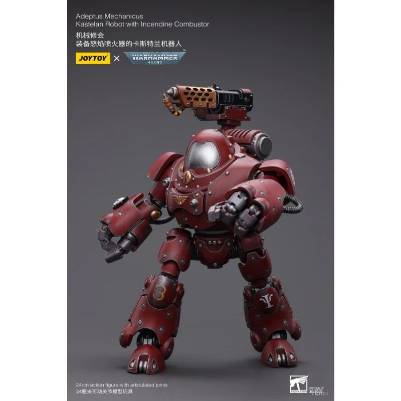 JOYTOY Original Warhammer 40000 Serie Der Castellan Roboter Ausgestattet mit EINEM Flammenwerfer im Mechanischen Werkstattmodell