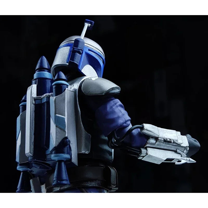 In stock Bandai SHF Jango Fett Action Figure Star Wars Anime Model Toys for Boys Gifts Original Box