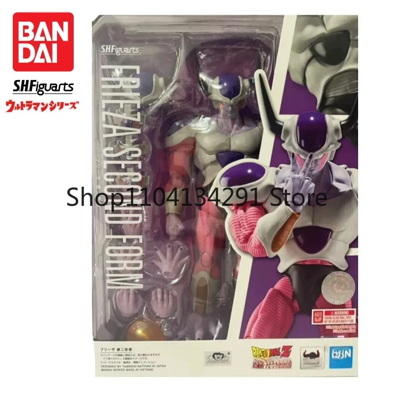 Original Stock Bandai Soul Limited Edition SHF Dragon Ball Z Frieza Great King Frieza Second Form Exquisite Gift Toy Model
