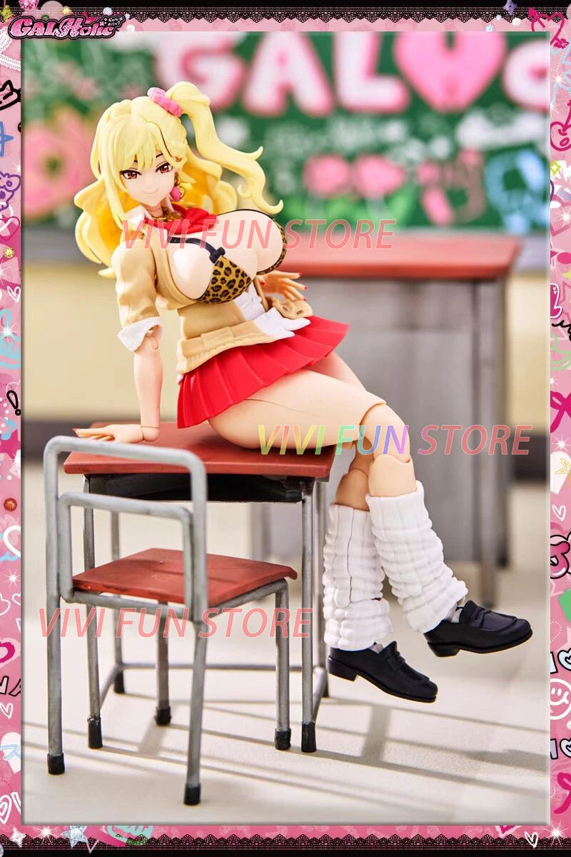 In Stock AMAKUNI Original 1/10 Beautiful girl GALHolic Assemble Model Toys Action Figures