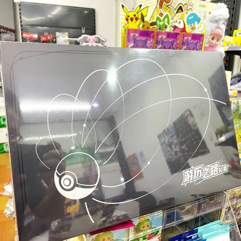 Hot Ptcg Chinese PokéMon Journey Gift Box Trading Card Game Collectible Peripherals Charizard Mewtwo Simplified Christmas Gift