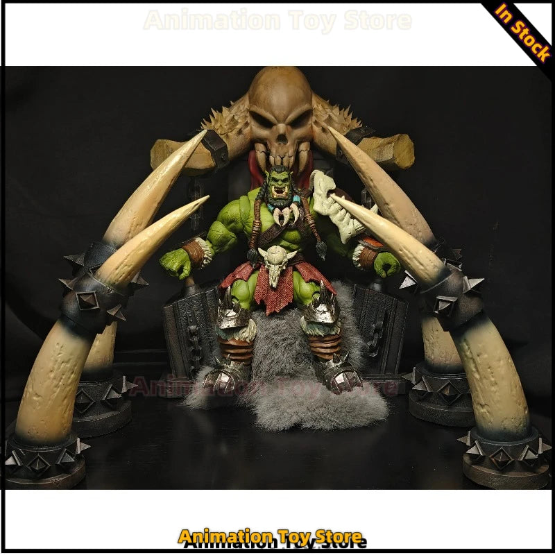 【Auf Lager】Warcraft Modell Horde Thron Figur Statue angepasst an Mithril Orks Nicht-Helden Spielzeug