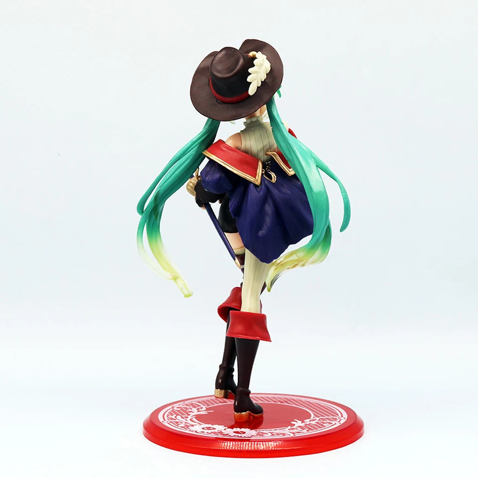In stock 20cm  fashion hatsune miku country anime figure toys action statuette pvc model collection doll birthday present