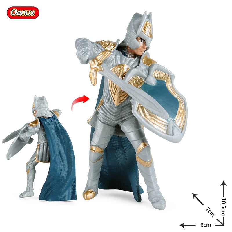 Oenux Gryphon Riders Griffon Knight Crossbowmen Berserkers Action Figures Soldiers Model PVC Collection Miniature Game Kids Toy