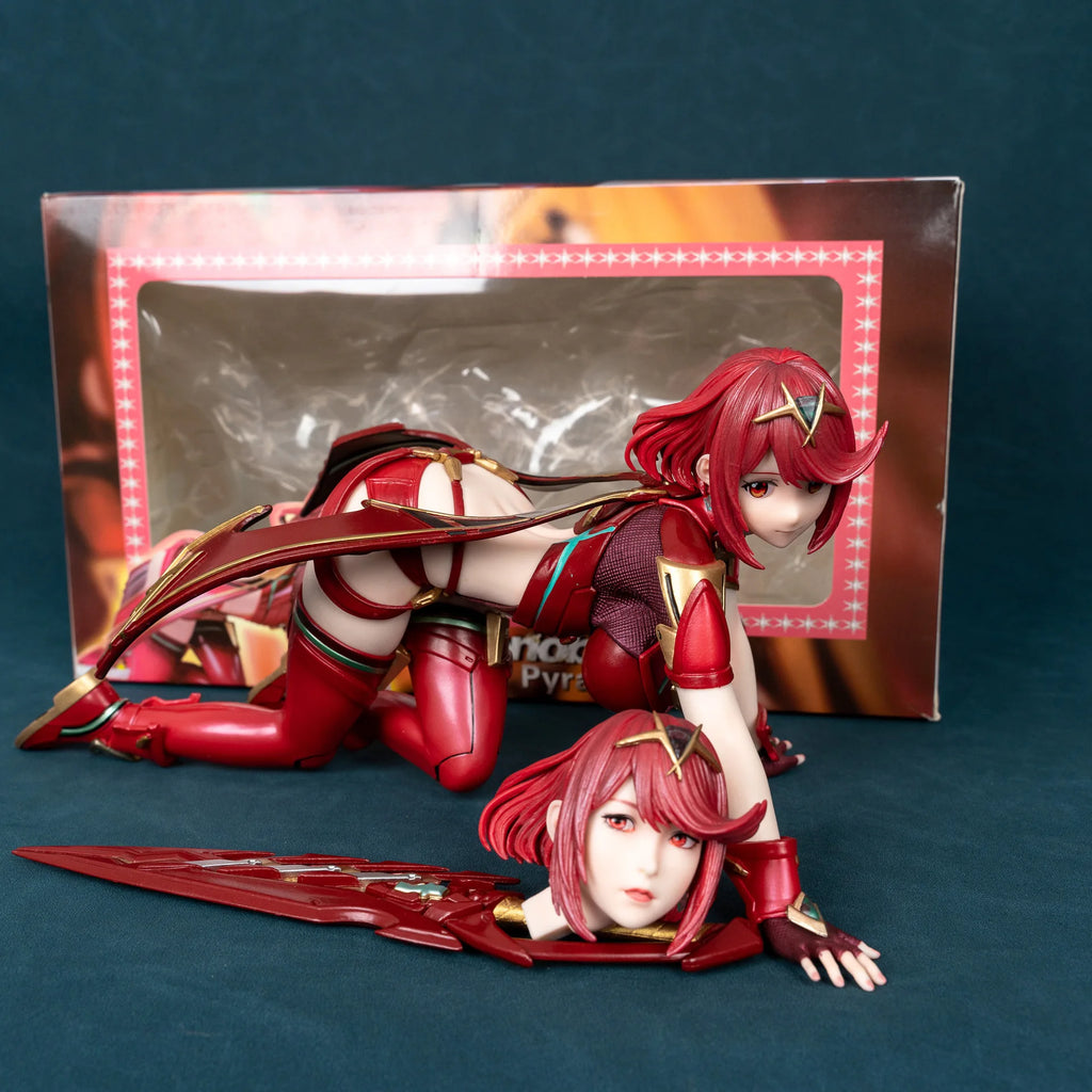 15cm Xenoblade Chronicles 2 Homura Lie Down Game Girl Figure Model Statue Boys Collection Desktop Decoration Ornament Toys Gifts