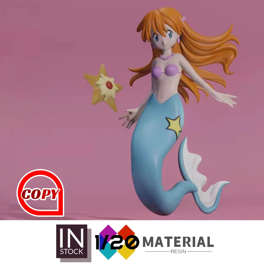 [In Stock]1/20 Resin Scale World [Copy Trainer House] - Misty & Staryu & Psyduck & Goldeen  [Split RE-MENT]