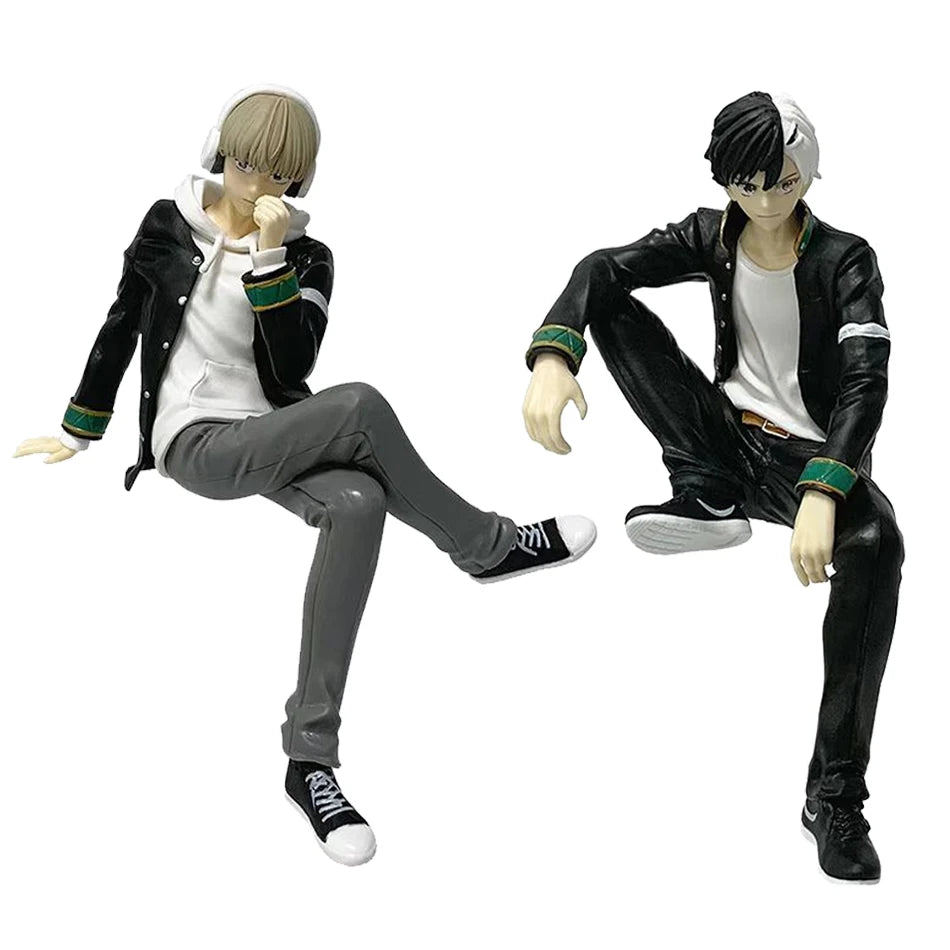 15CM Anime WIND BREAKER Sakura Haruka Figure Kaji Ren Noodle Stopper Figure Sitting Model Toy Gifts Doll Aciton Figure