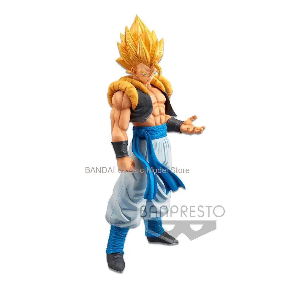 100% Original Genuine Banpresto Dragon Ball Z Grandista Nero 28cm Gogeta Action Figure Model Toys Figurals Brinquedos