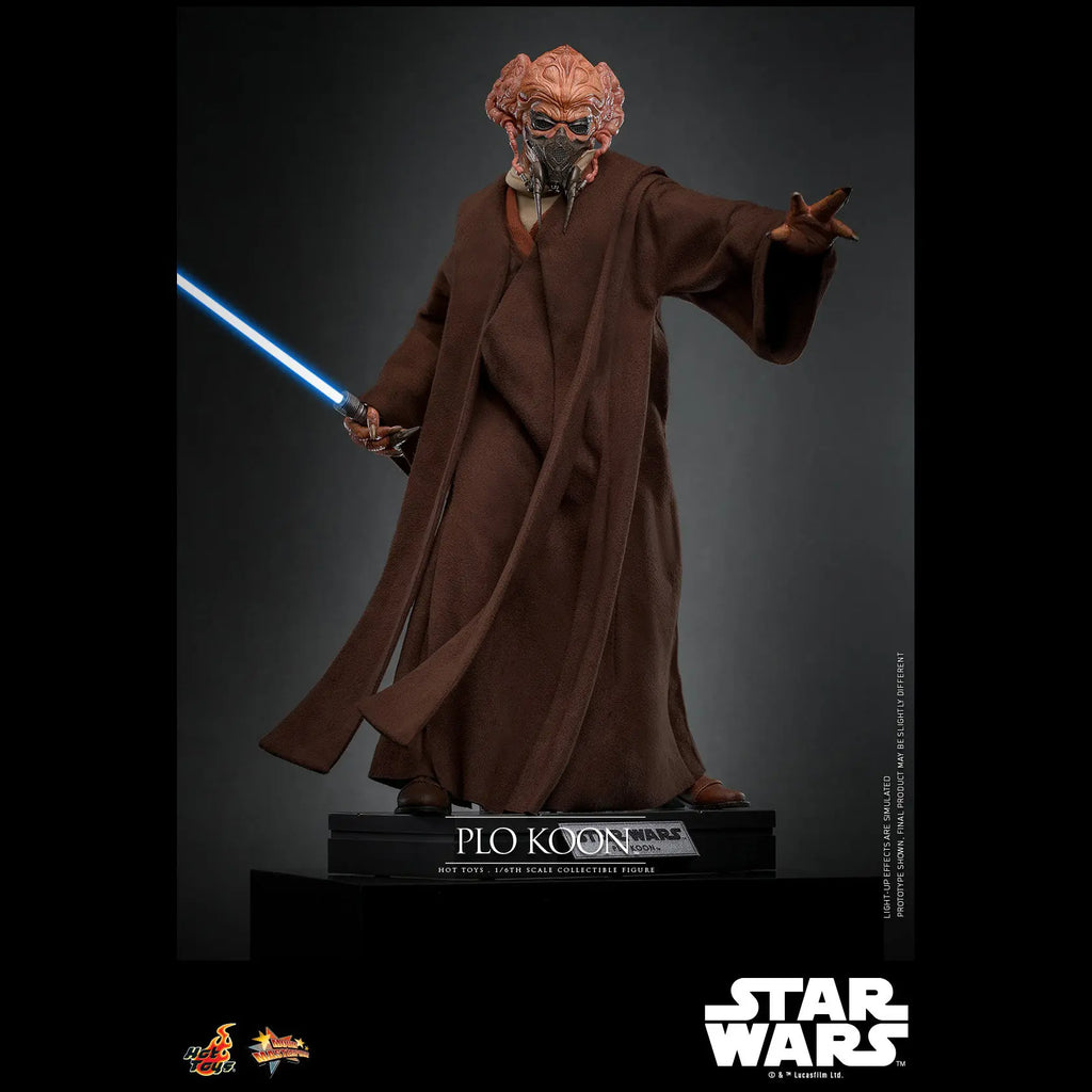 Hot Toys Ht Mms785 1/6 Action Figure Star Wars Clone Wars Plo Koon Collectible Scale Figure For Adult Collection Display