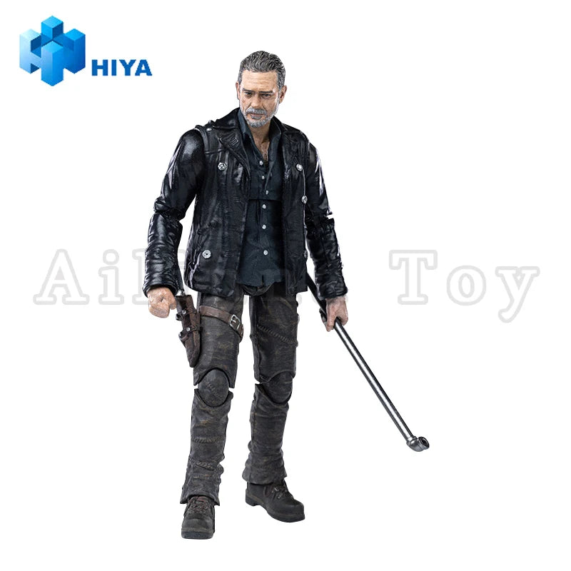 HIYA 1/18 4inch Action Figure Exquisite Mini Series The Walking Dead Dead City Negan Anime For Gift