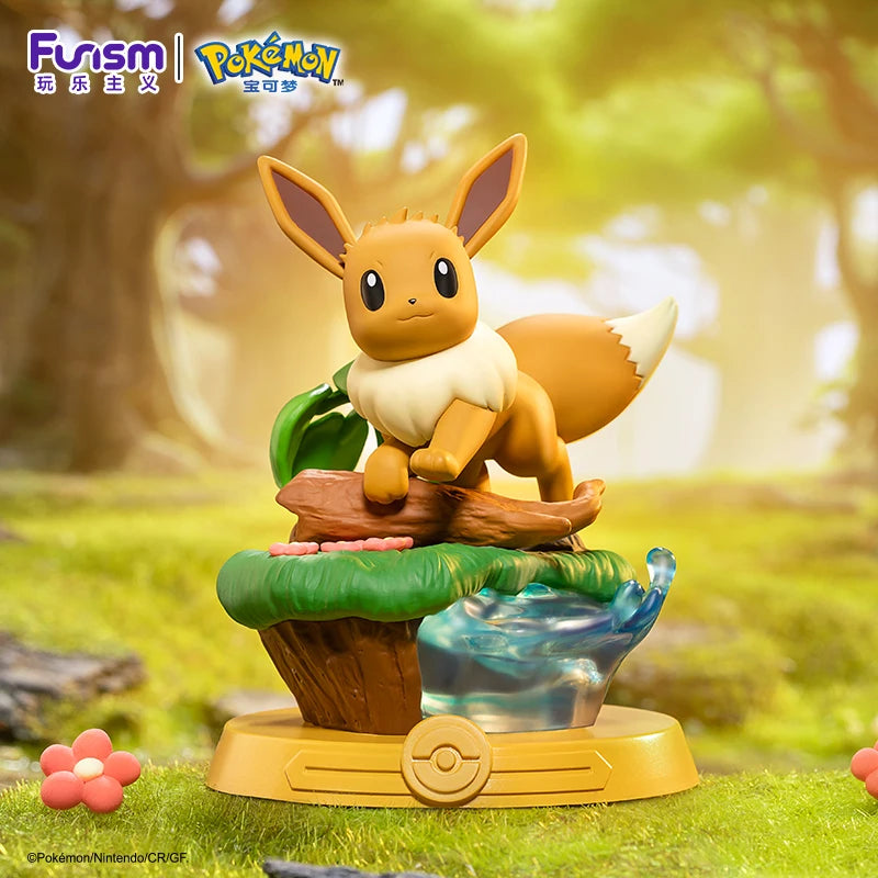 Genuine Original Pokemon Action Figure Eevee Sylveon Vaporeon Umbreon Espeon Flareon 9Style Anime Collection Model Doll Toy Gift