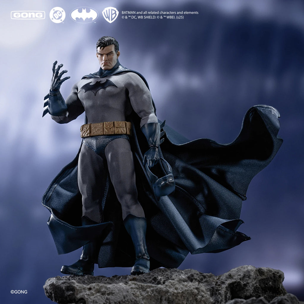 New GONG DC Hero Batman 1/12 Figures Movable Assembly Doll Model 17.5CM Toy Custom Collectible Ornament Boy Birthday Gifts