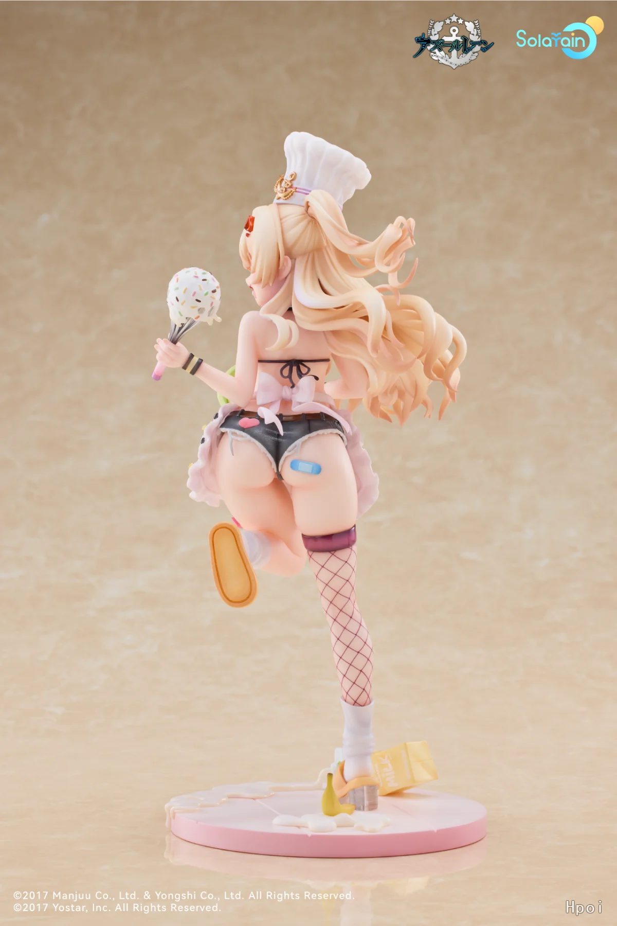 In Stock SolarainToys Azur Lane USS Bache Anniversary Dessert 1/7 Desktop Cute Dolls Anime Action Figure Toys Model Collection