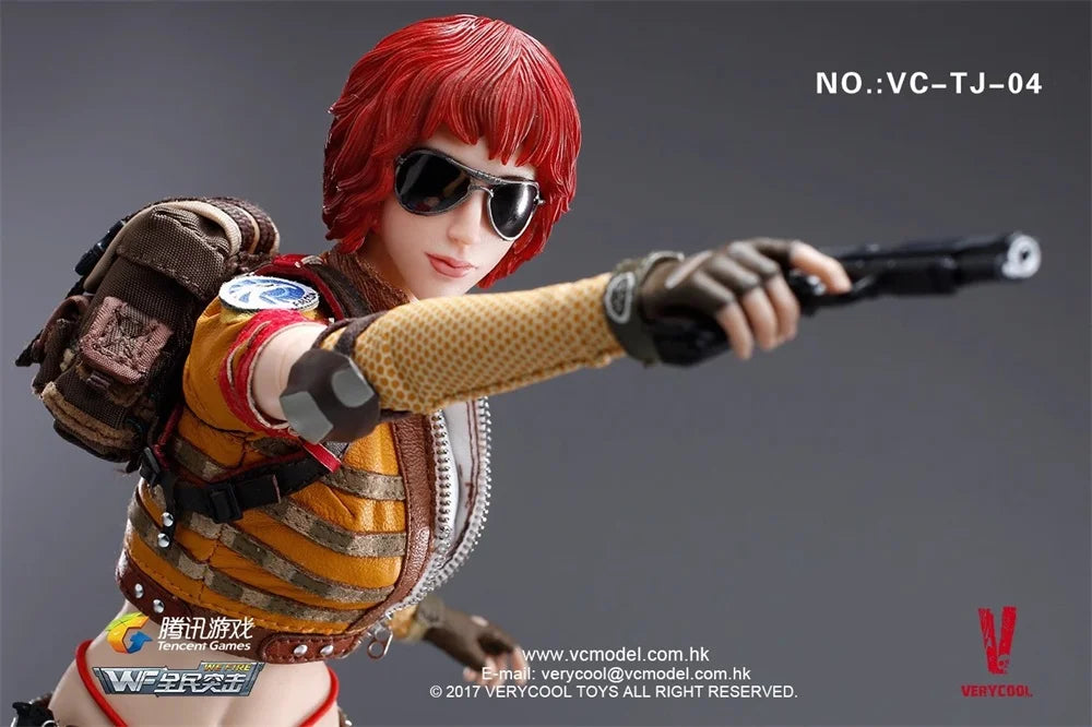 VERYCOOL VC-TJ-04 Female Girl Killer Game Elements Full Set Moveable Action Figure Gift For Fans Collect About 12” 1/6